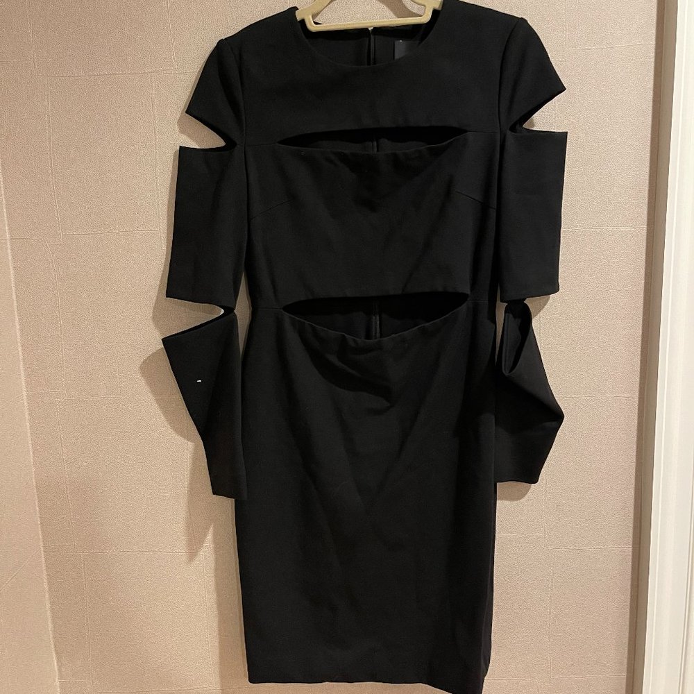 Cushnie Et Ochs Black Midi Dress Size 6